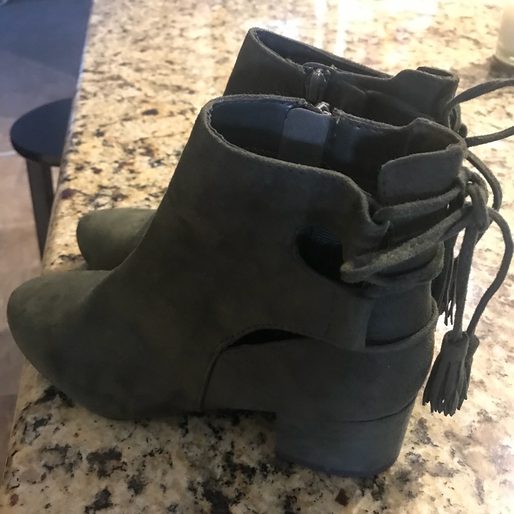 Olive Booties